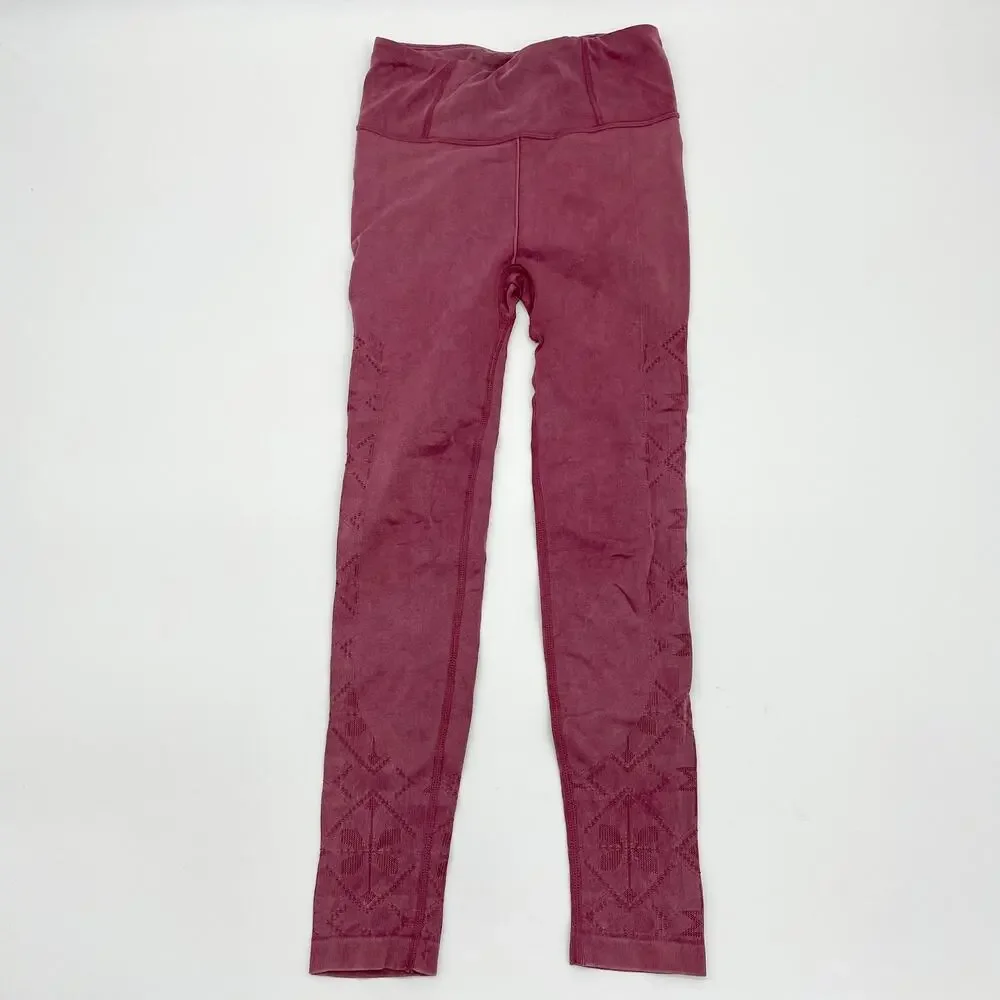 CALIA by CARRIE UNDERWOOD Women's Leggings Size S Mid Rise 7/8 Length Dusty Pink
